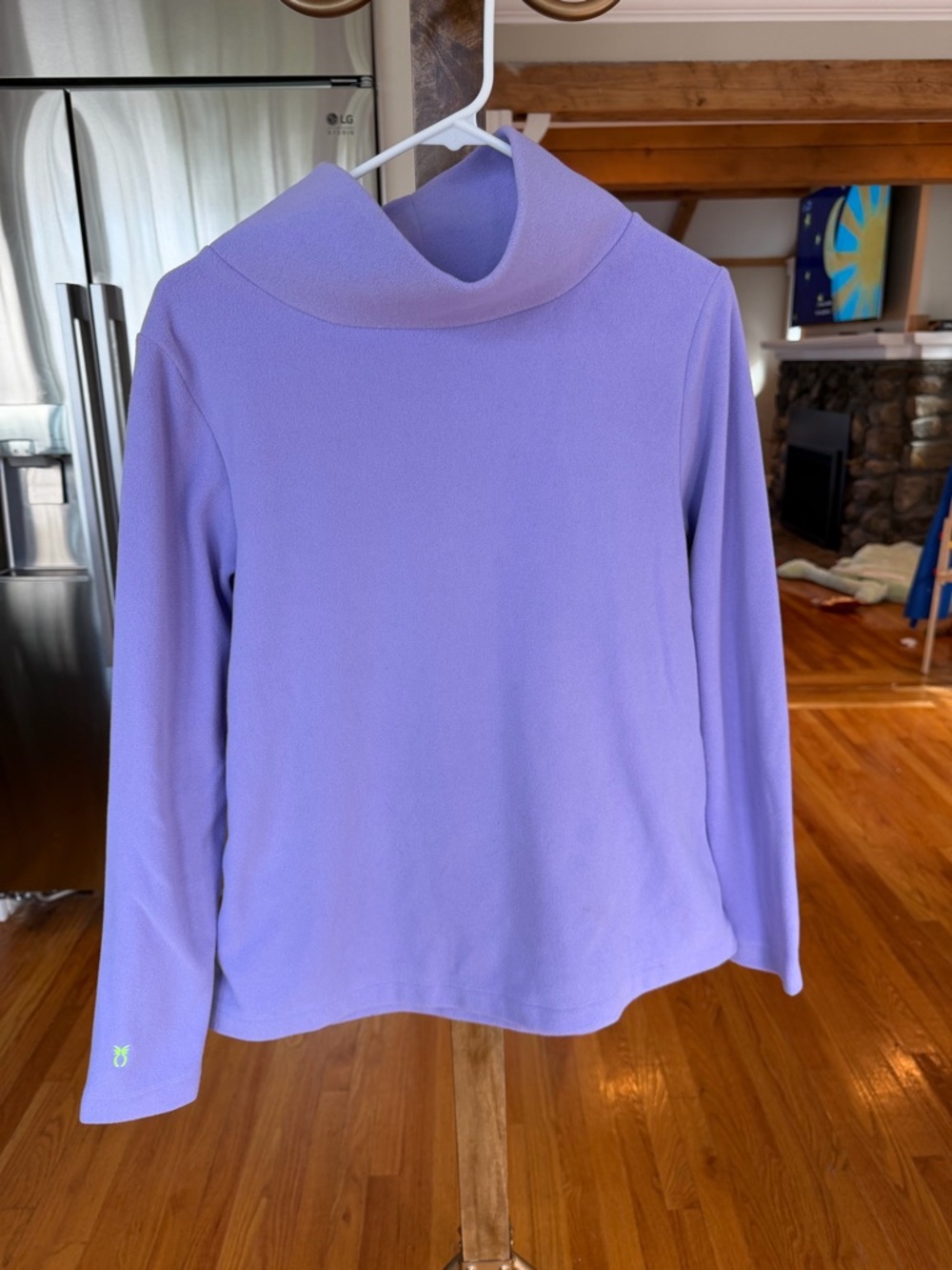 Dudley Stephens Lilac Long-Sleeve Funnel Neck Sweater